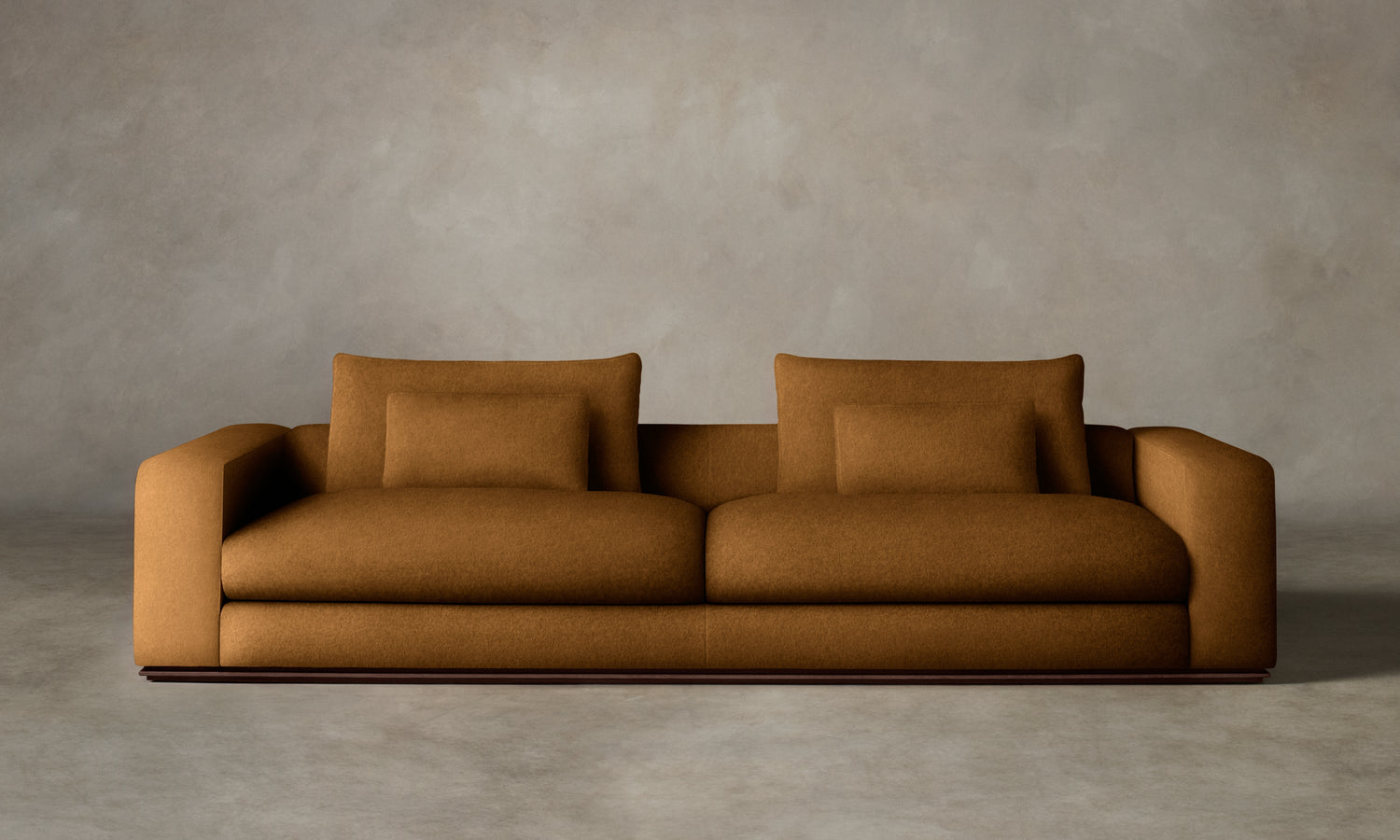 Orange Velvet Sofas