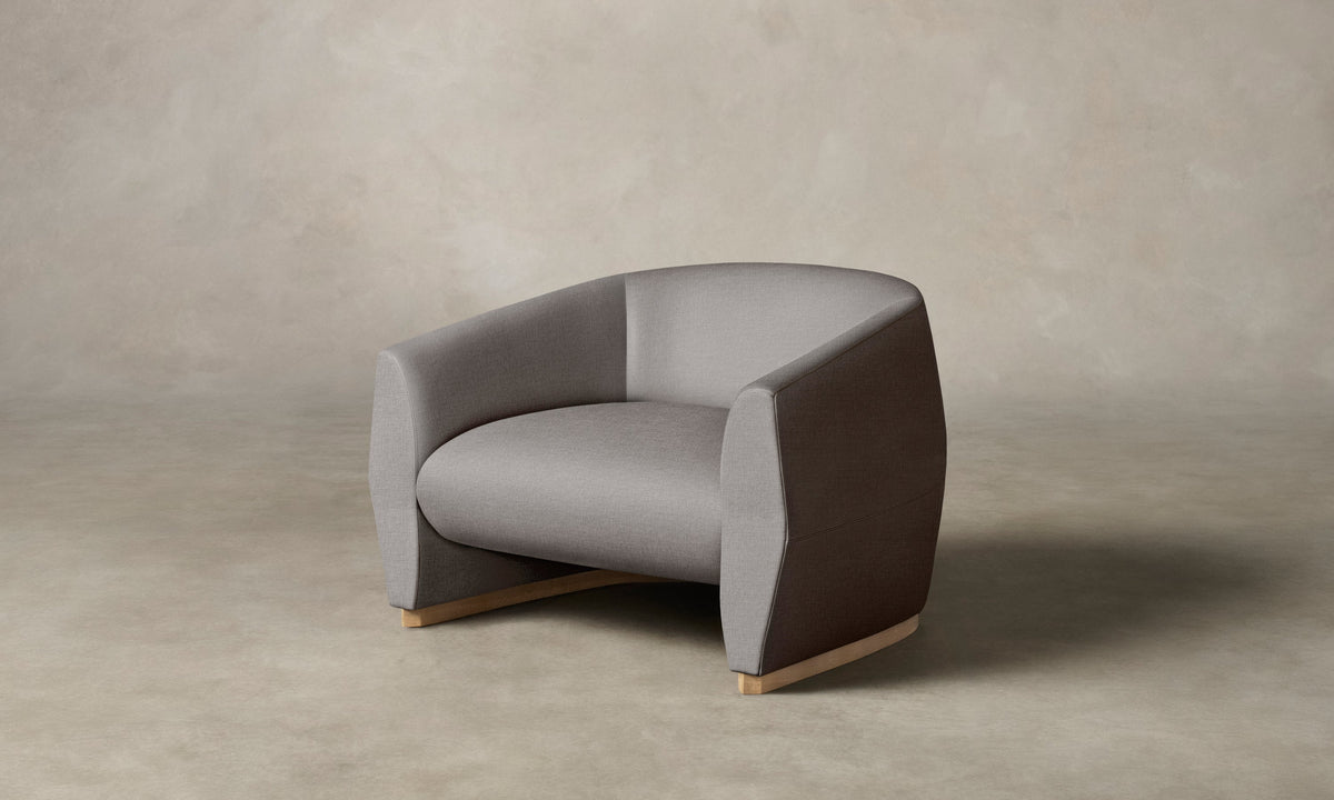 The Alpe Chair - Heritage Belgian Linen Agate