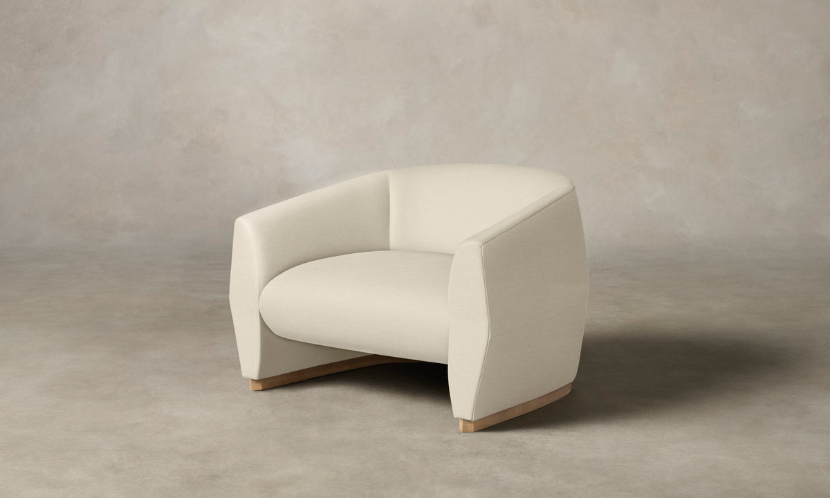 The Alpe Chair - Heritage Belgian Linen Alder