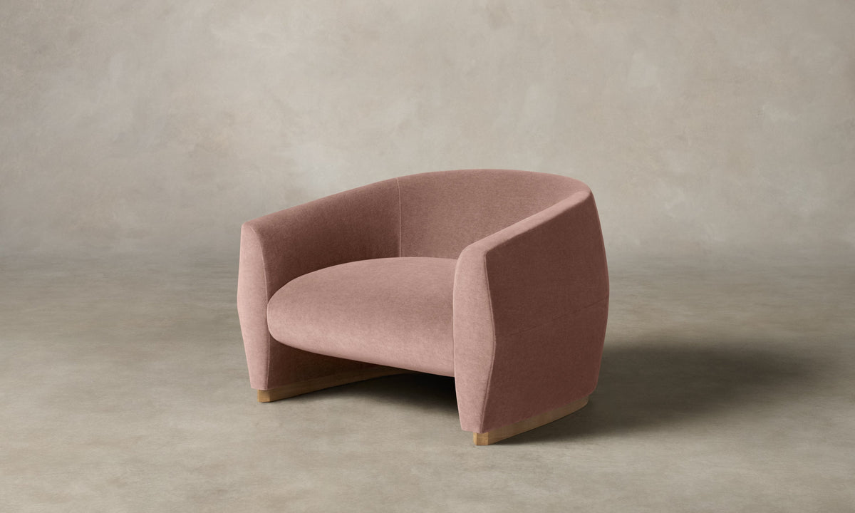 The Alpe Chair - Performance Velvet Blossom