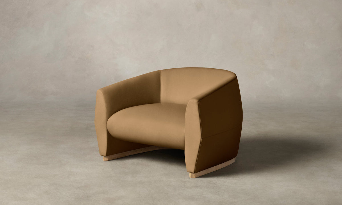The Alpe Chair - Nubuck Leather Rye