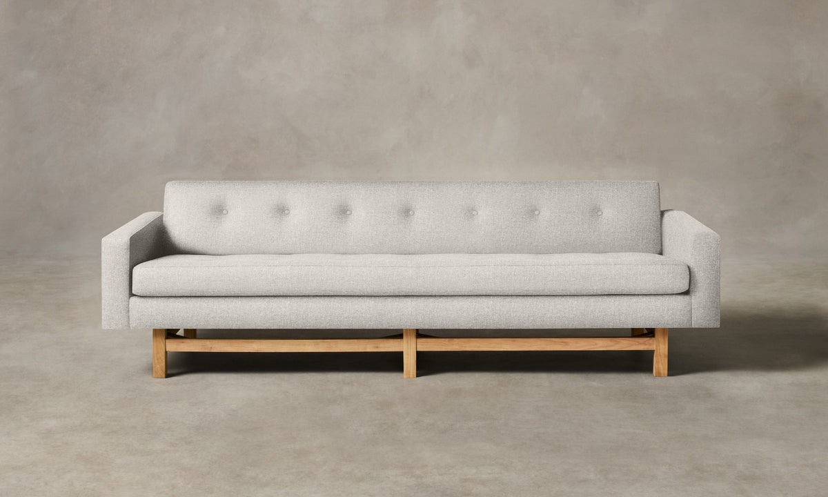 The Anders Sofa - Heritage Belgian Linen Egret