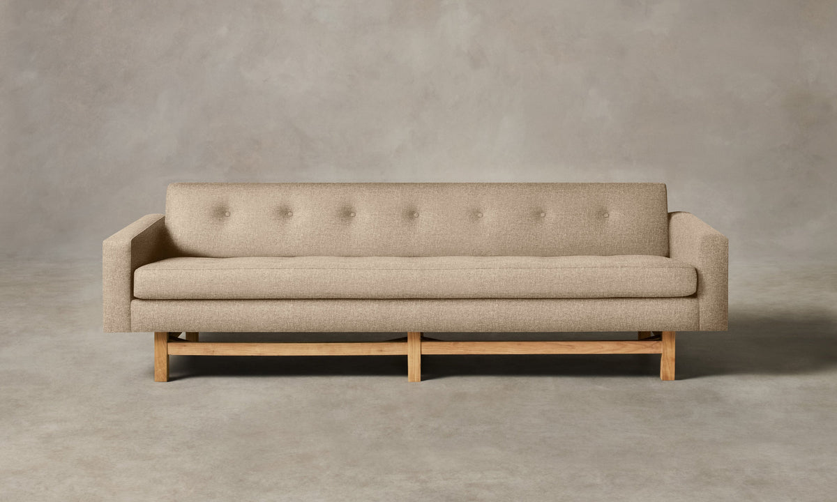 The Anders Sofa - Heritage Belgian Linen Husk