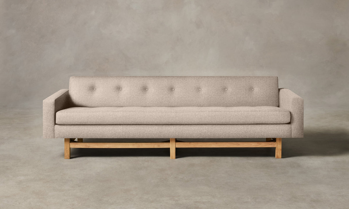 The Anders Sofa - Heritage Belgian Linen Petal