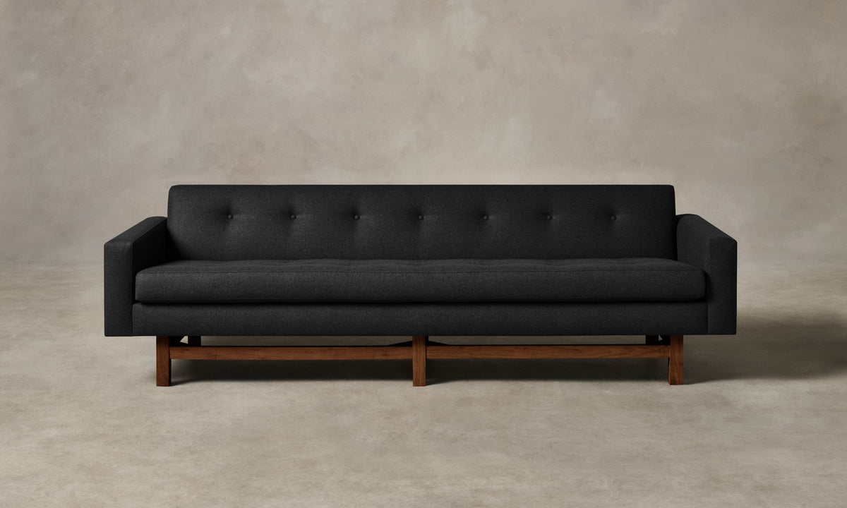 The Anders Sofa - Italian Brushed Wool Pepper