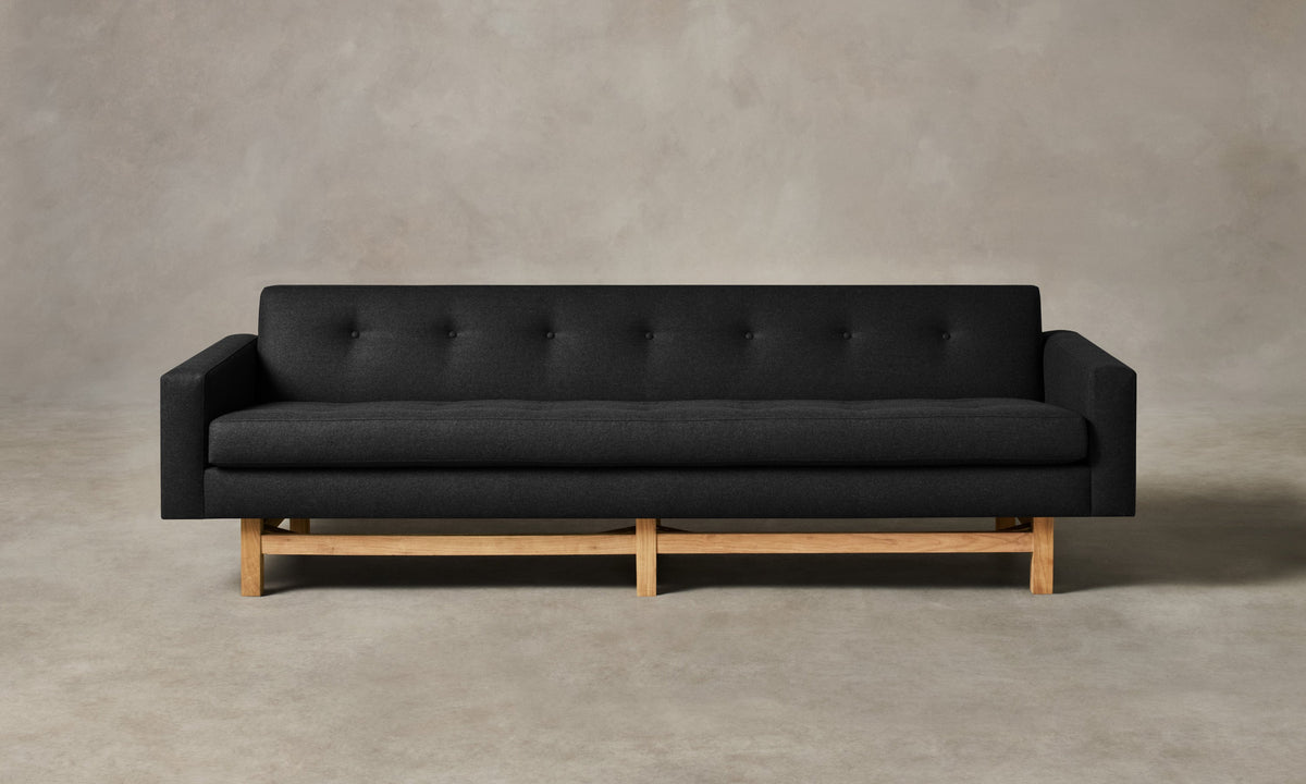 The Anders Sofa - Italian Brushed Wool Pepper