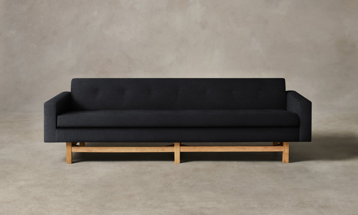 The Anders Sofa - Marled Alpaca Velvet Nightfall