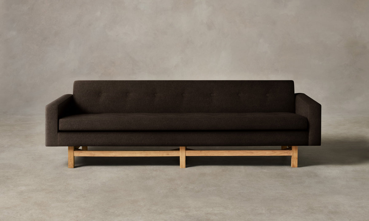 The Anders Sofa - Mohair Chocolate