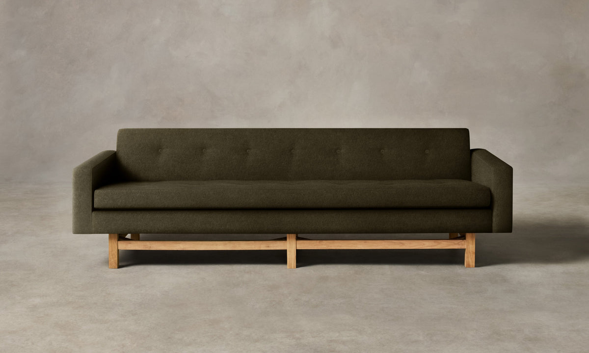 The Anders Sofa - Mohair Moss