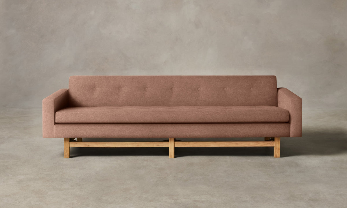 The Anders Sofa - Mohair Peony