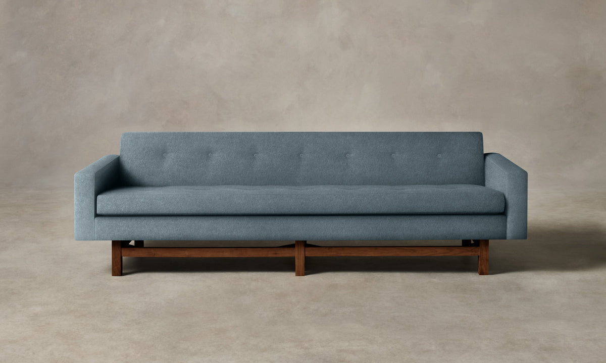 The Anders Sofa - Mohair Slate Blue
