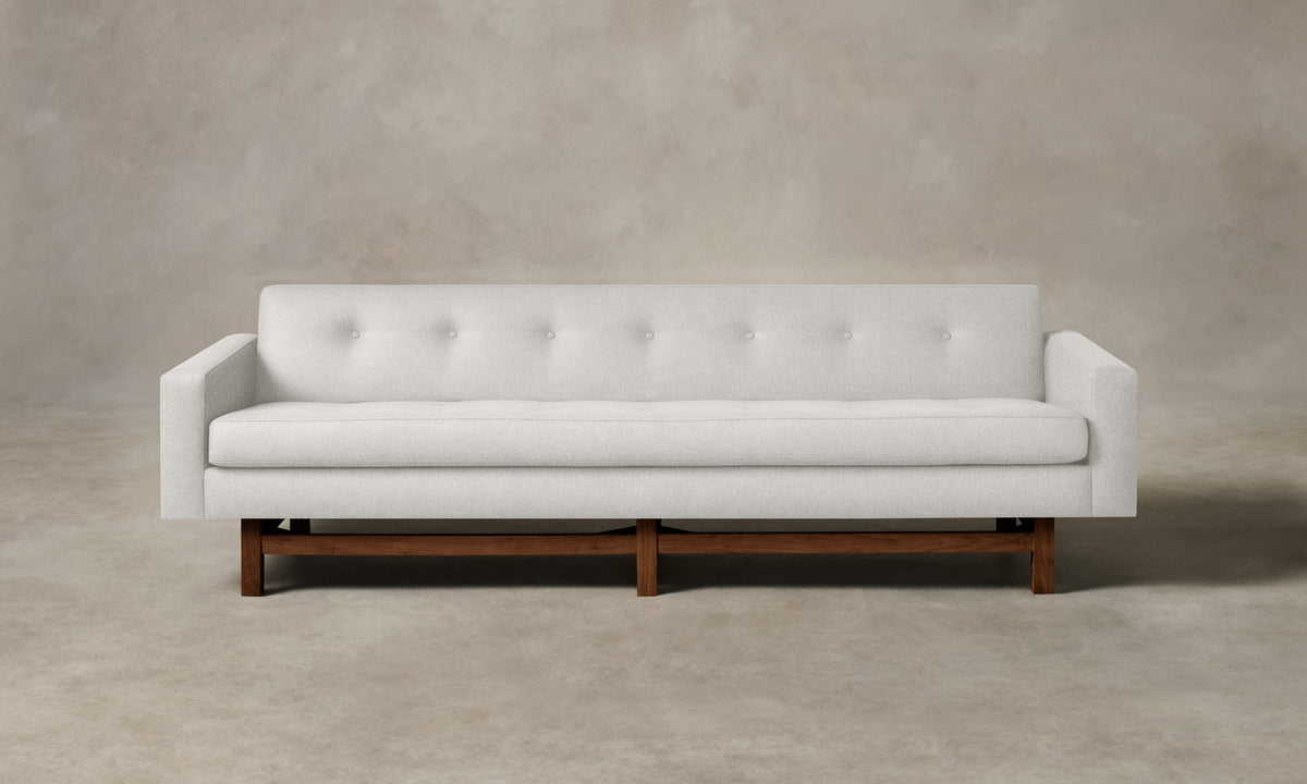 The Anders Sofa - Performance Linen Weave Pure White