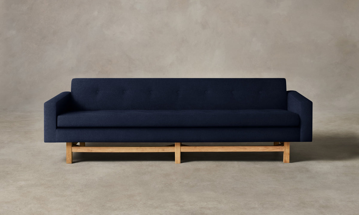 The Anders Sofa - Performance Velvet Midnight