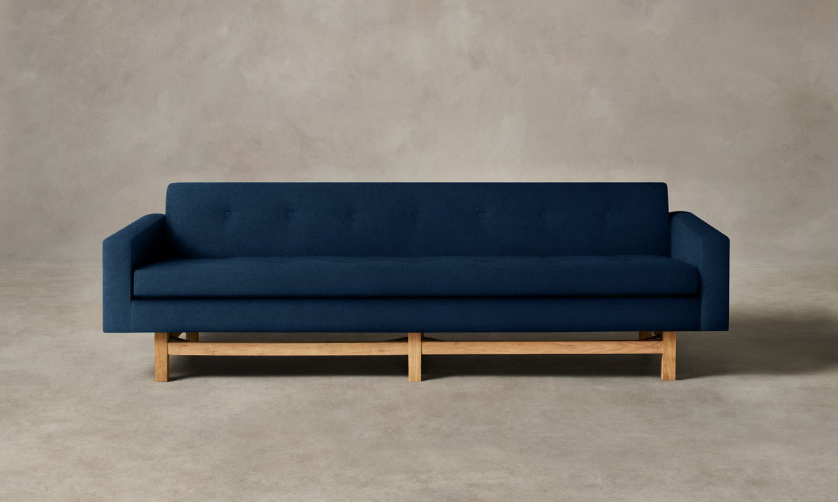 The Anders Sofa - Performance Velvet Sapphire