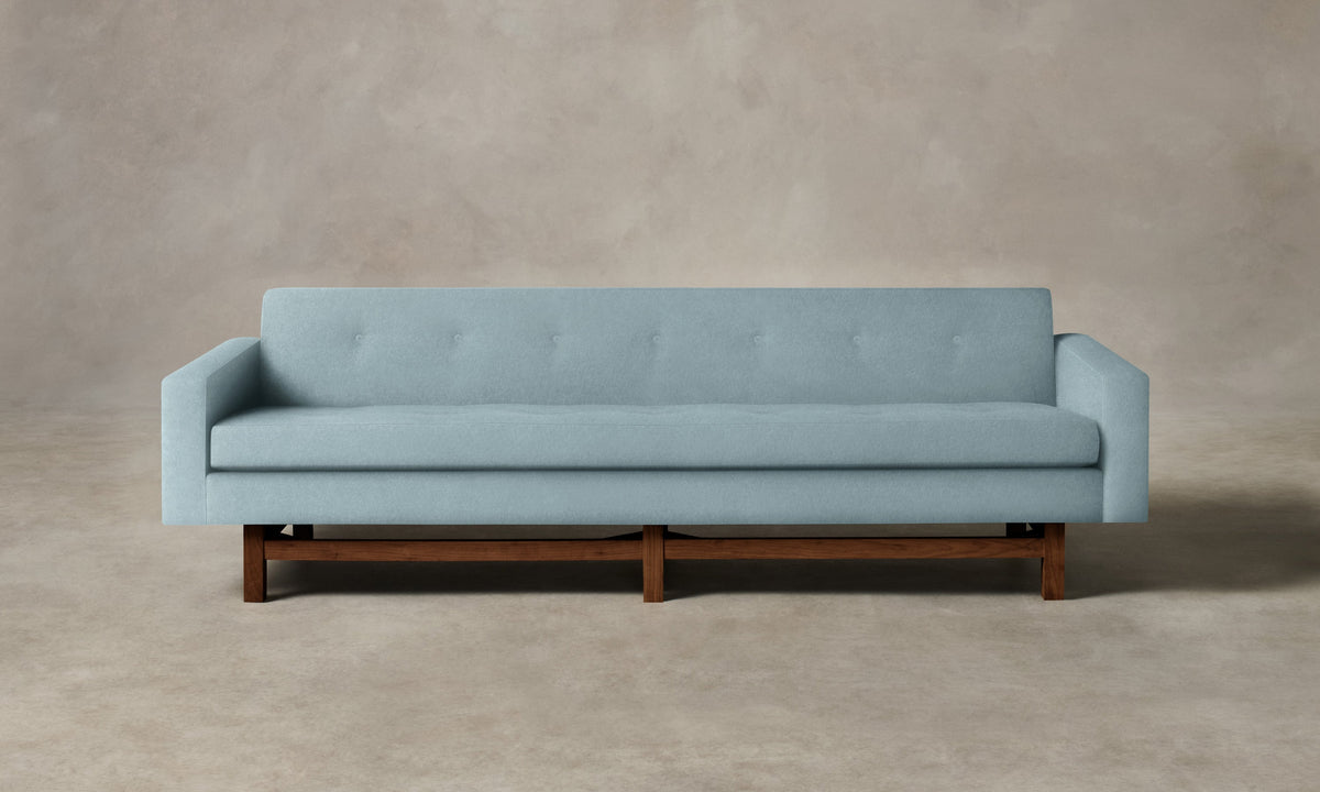 The Anders Sofa - Performance Velvet Sky