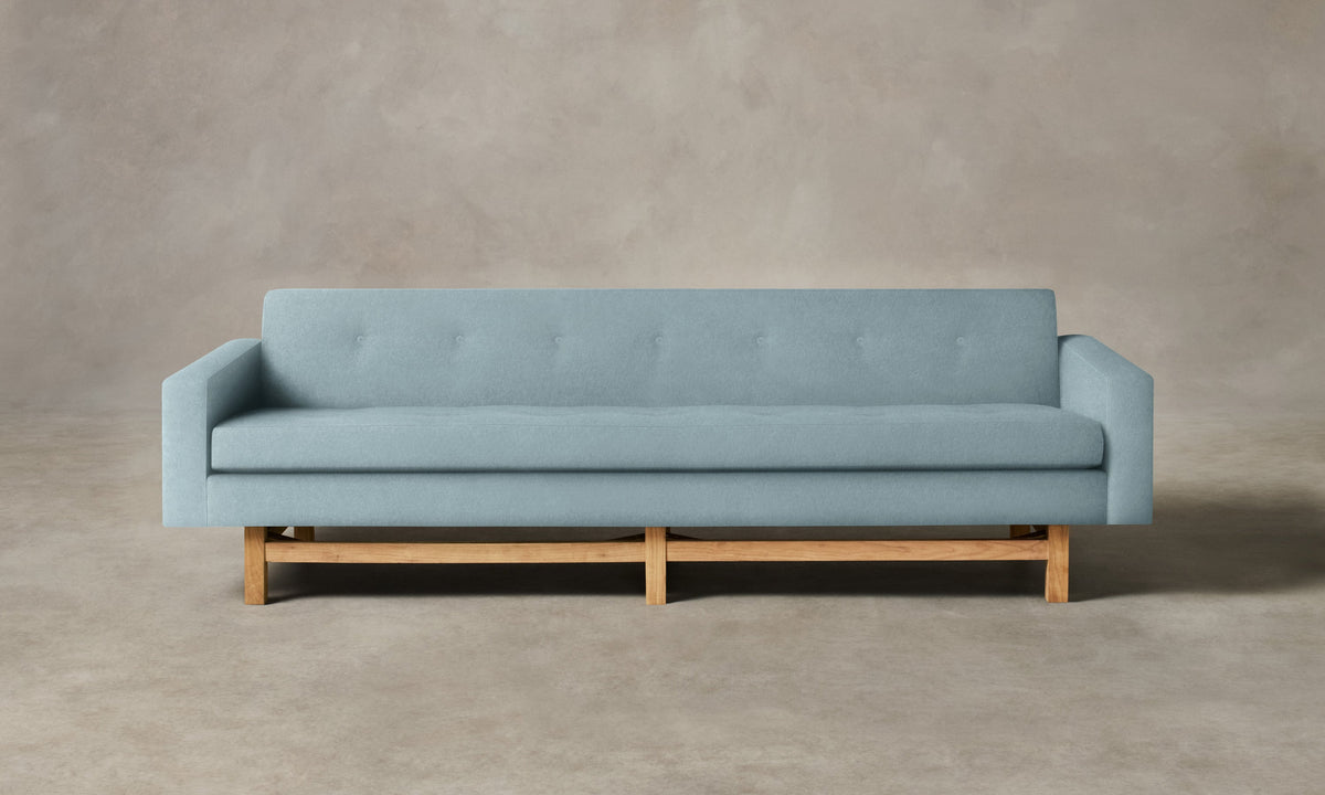 The Anders Sofa - Performance Velvet Sky