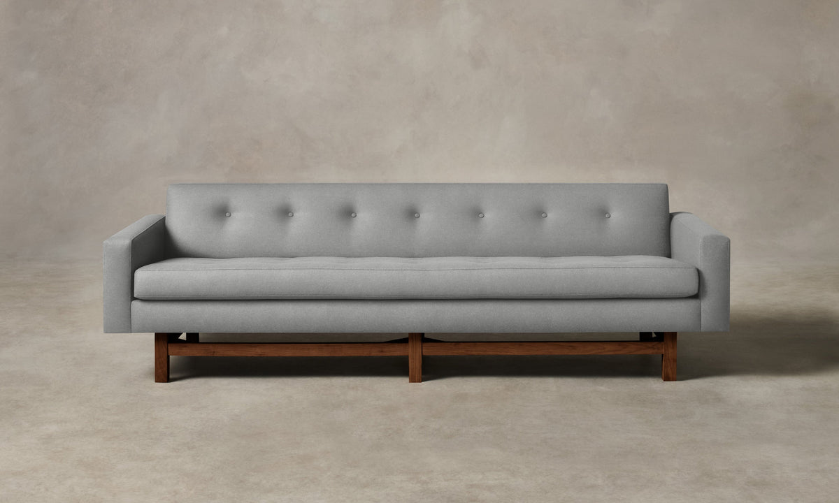 The Anders Sofa - Performance Woven Chenille Steel