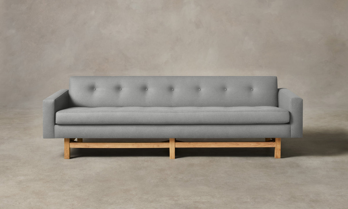 The Anders Sofa - Performance Woven Chenille Steel