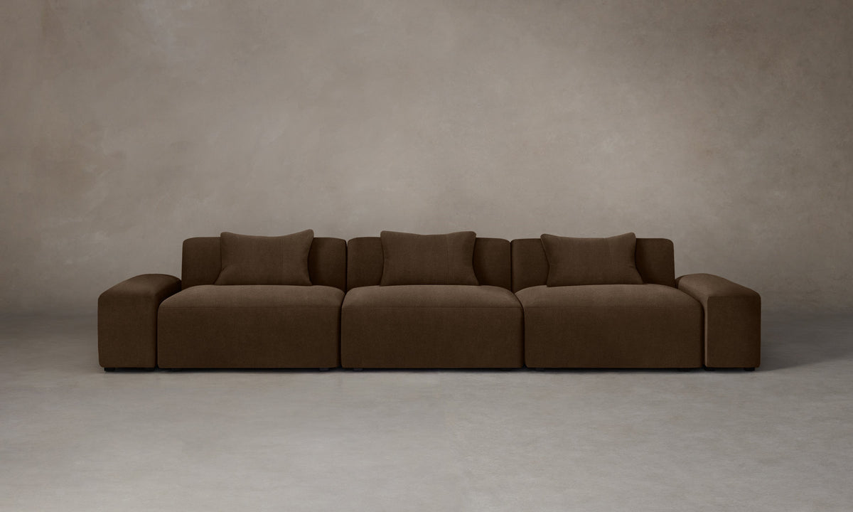 The Breuer Modular Sofa - Performance Velvet Bark