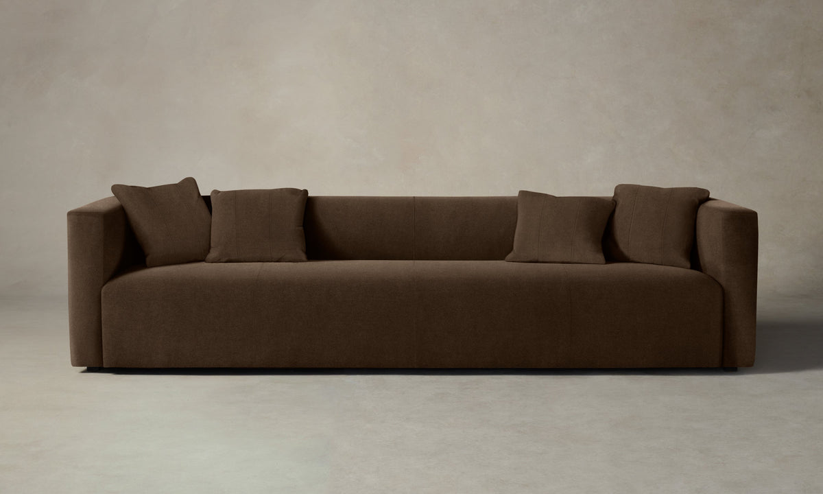 The Breuer Sofa - Performance Velvet Bark