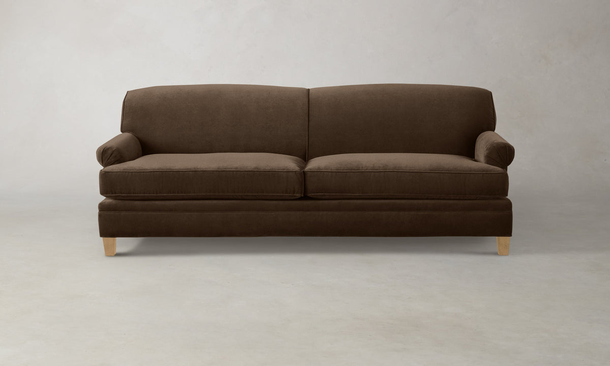 The Carmine Sofa - Performance Velvet Bark