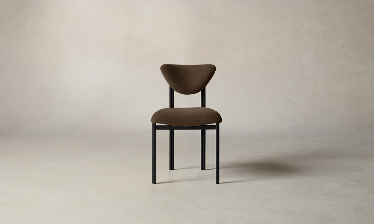 The Cooper Dining Chair - Performance Velvet Bark