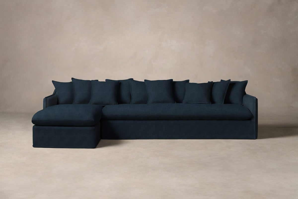 The Dune Sectional - Performance Linen Weave Bay