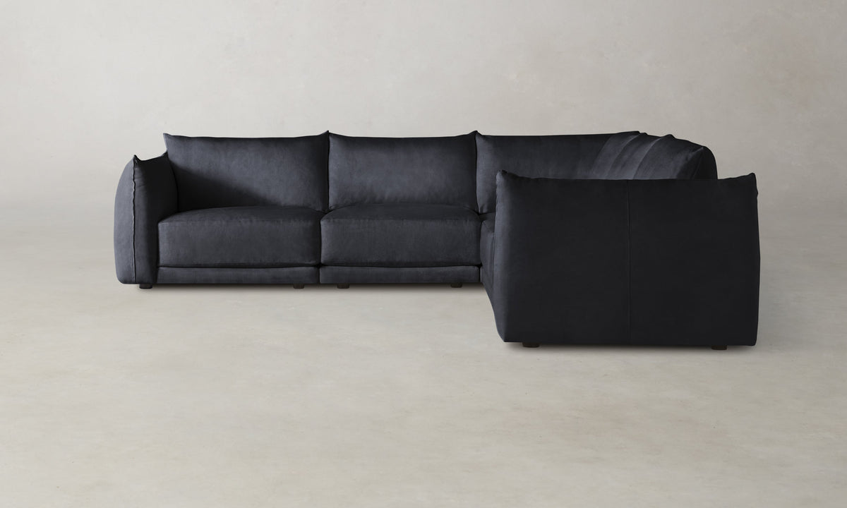 The Jones Modular Sectional - Marled Alpaca Velvet Nightfall