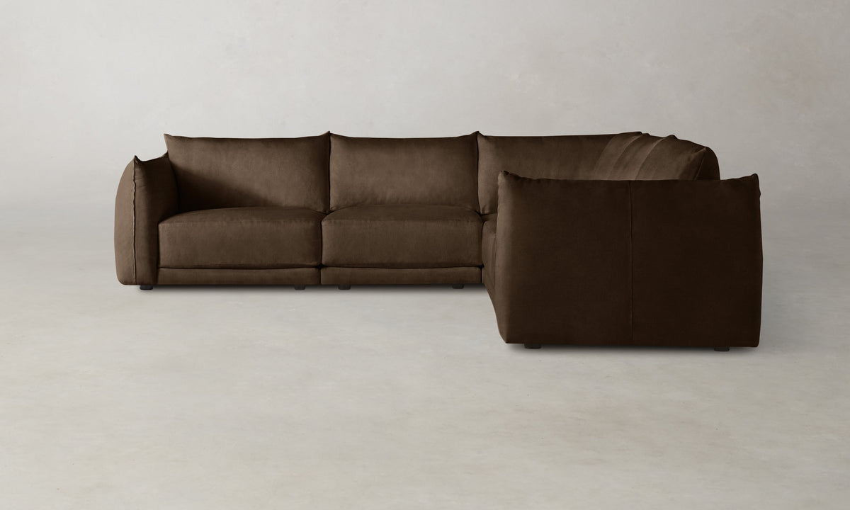 The Jones Modular Sectional - Performance Velvet Bark