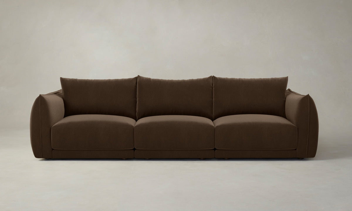 The Jones Modular Sofa - Performance Velvet Bark