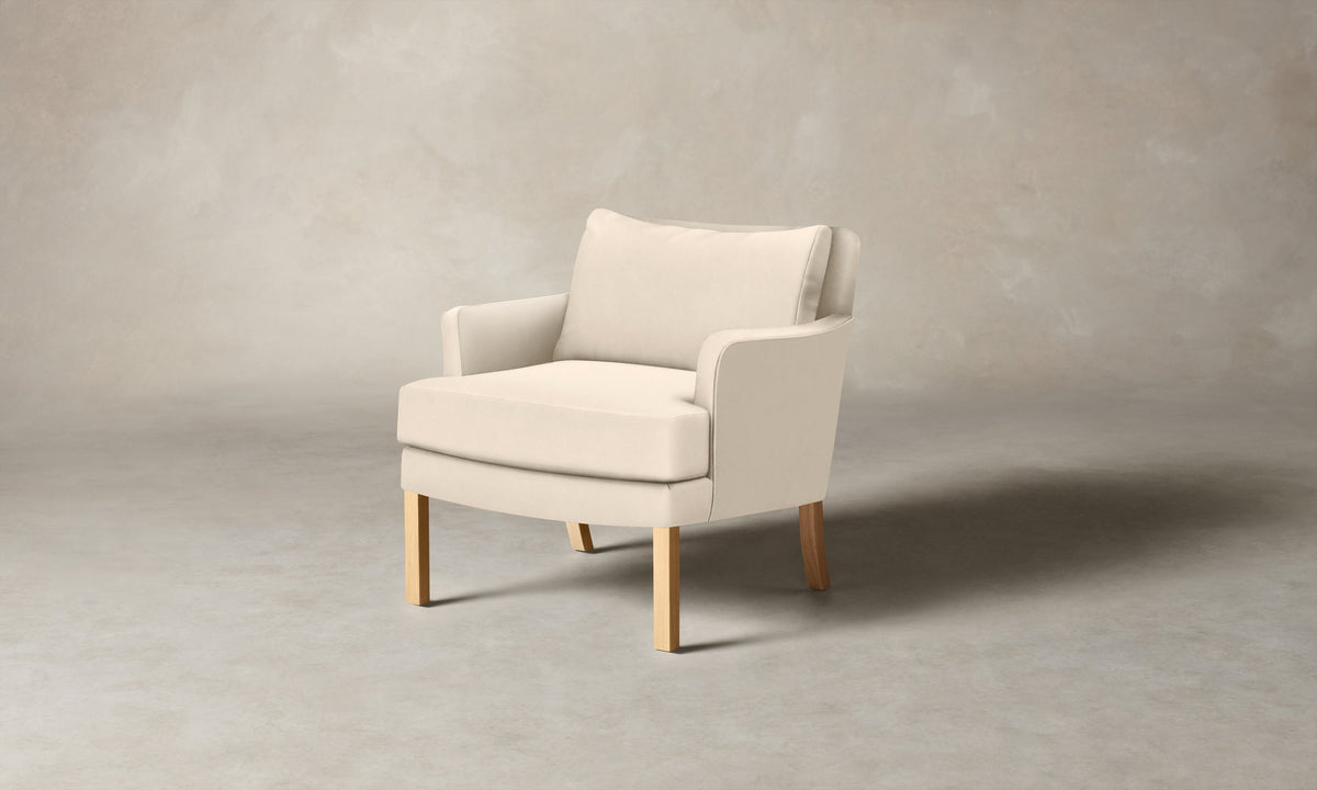 The Kaye Chair - Costa Leather Sesame