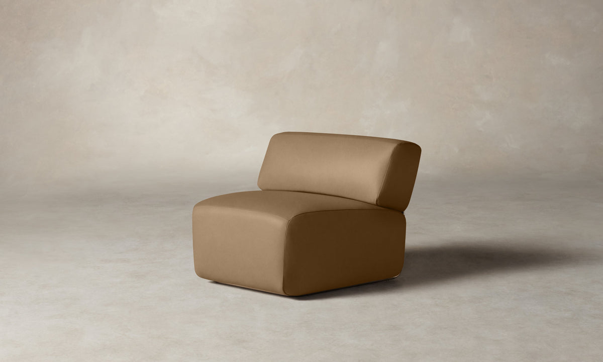The Miles Modular Chair - Costa Leather Ridge