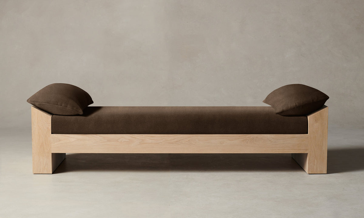 The Montauk Daybed - Performance Velvet Bark