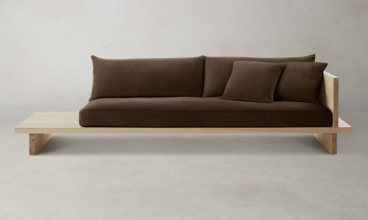 The Muir Sofa - Performance Velvet Bark