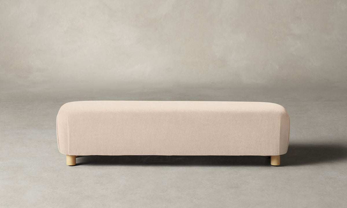 The Perry Bench - Marled Alpaca Velvet Rosette