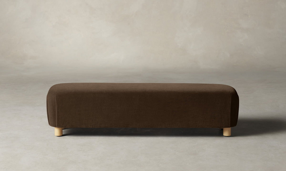 The Perry Bench - Performance Velvet Bark