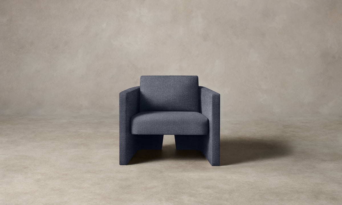 The Separa Chair - Heritage Belgian Linen Lake