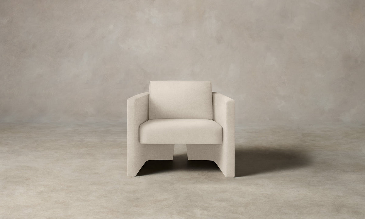 The Separa Chair - Performance Linen Weave Beige