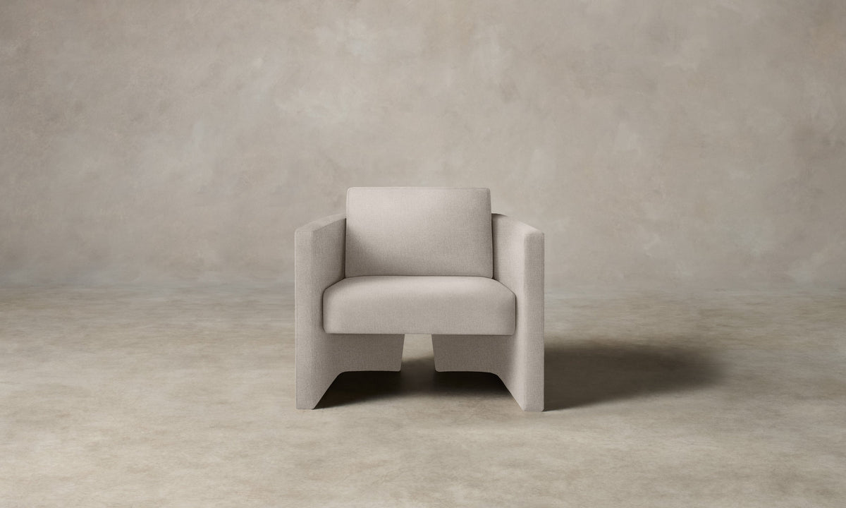 The Separa Chair - Performance Linen Weave Cloud