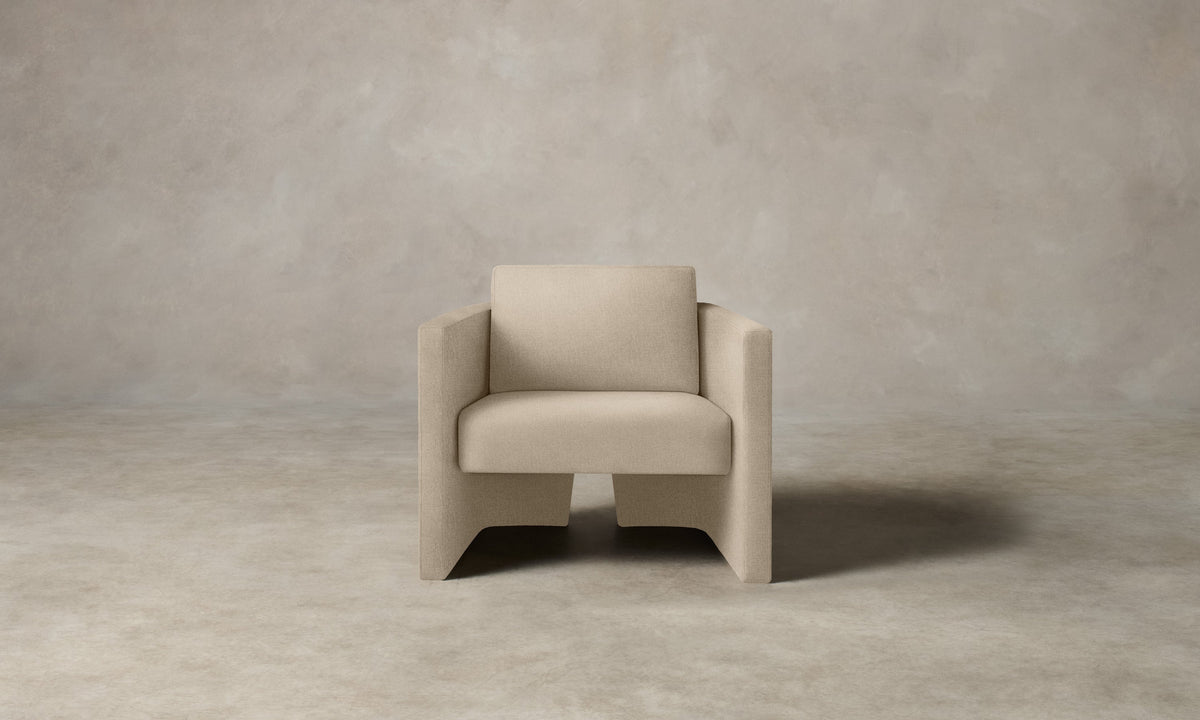 The Separa Chair - Performance Linen Weave Prairie
