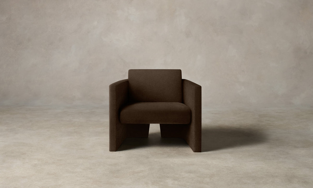 The Separa Chair - Performance Velvet Bark