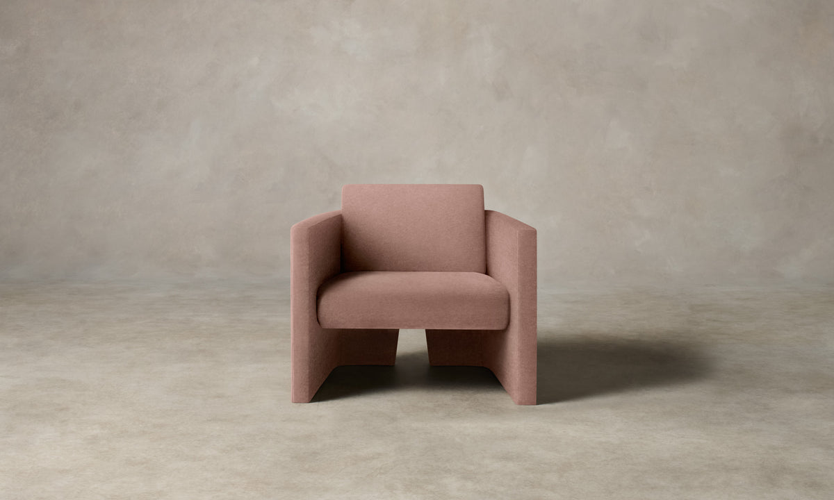 The Separa Chair - Performance Velvet Blossom