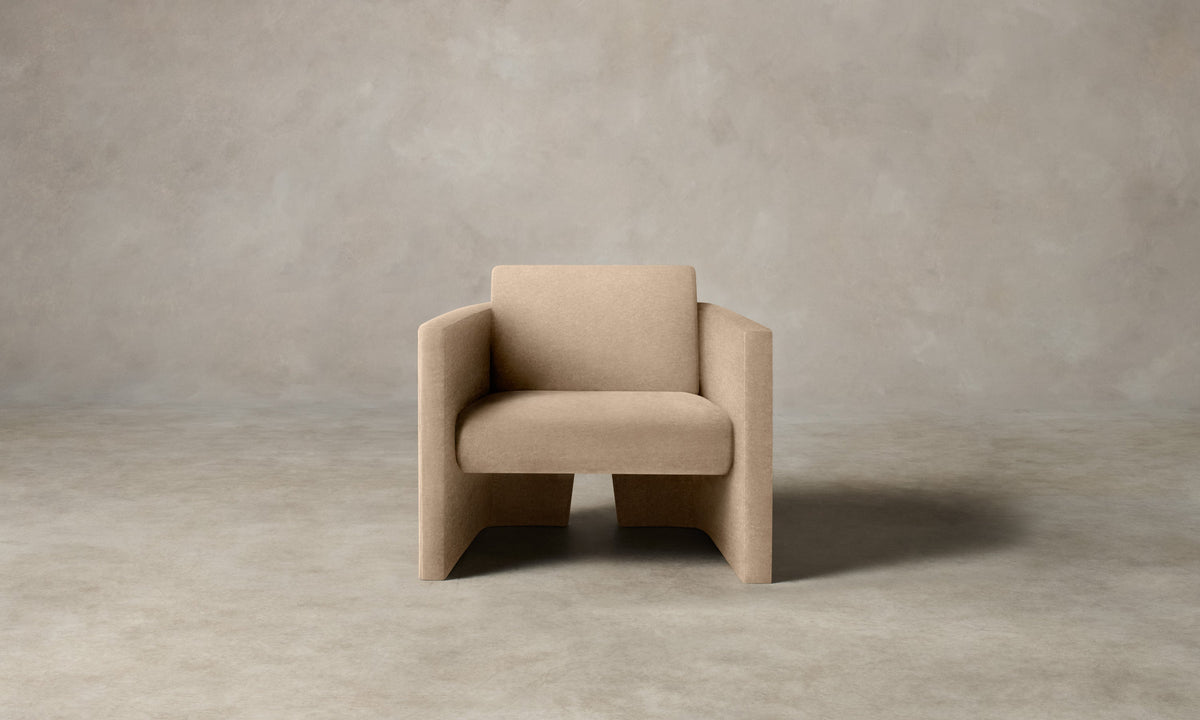 The Separa Chair - Performance Velvet Butter