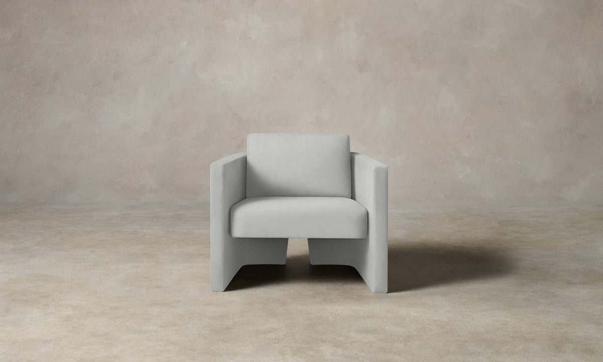 The Separa Chair - Performance Woven Chenille Rain