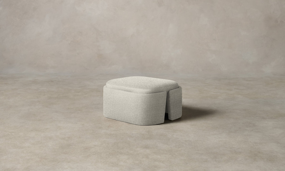 The Separa Ottoman - Heritage Belgian Linen Summit