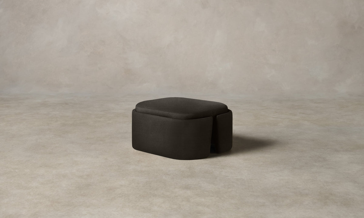 The Separa Ottoman - Performance Textural Weave Root