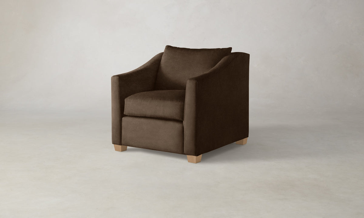 The Sullivan Chair - Performance Velvet Bark