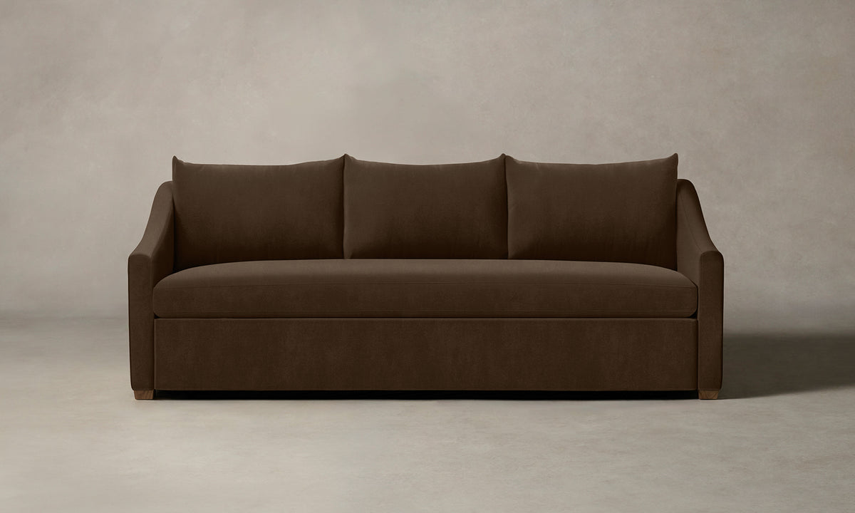 The Sullivan Sleeper Sofa - Performance Velvet Bark