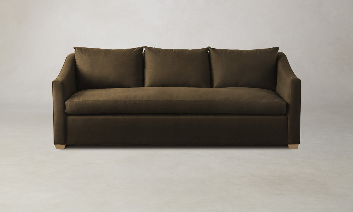 The Sullivan Sofa - Marled Alpaca Velvet Marsh