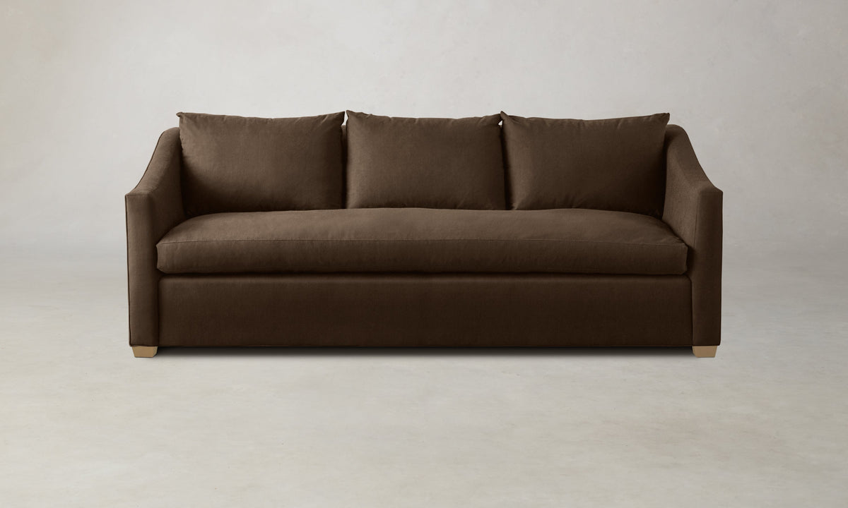 The Sullivan Sofa - Performance Velvet Bark